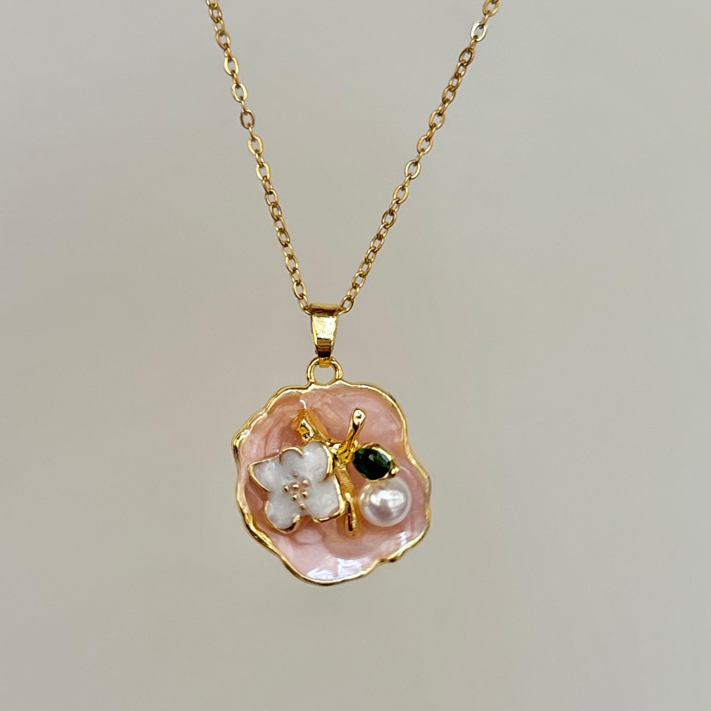 Rose Of Sharon Necklace