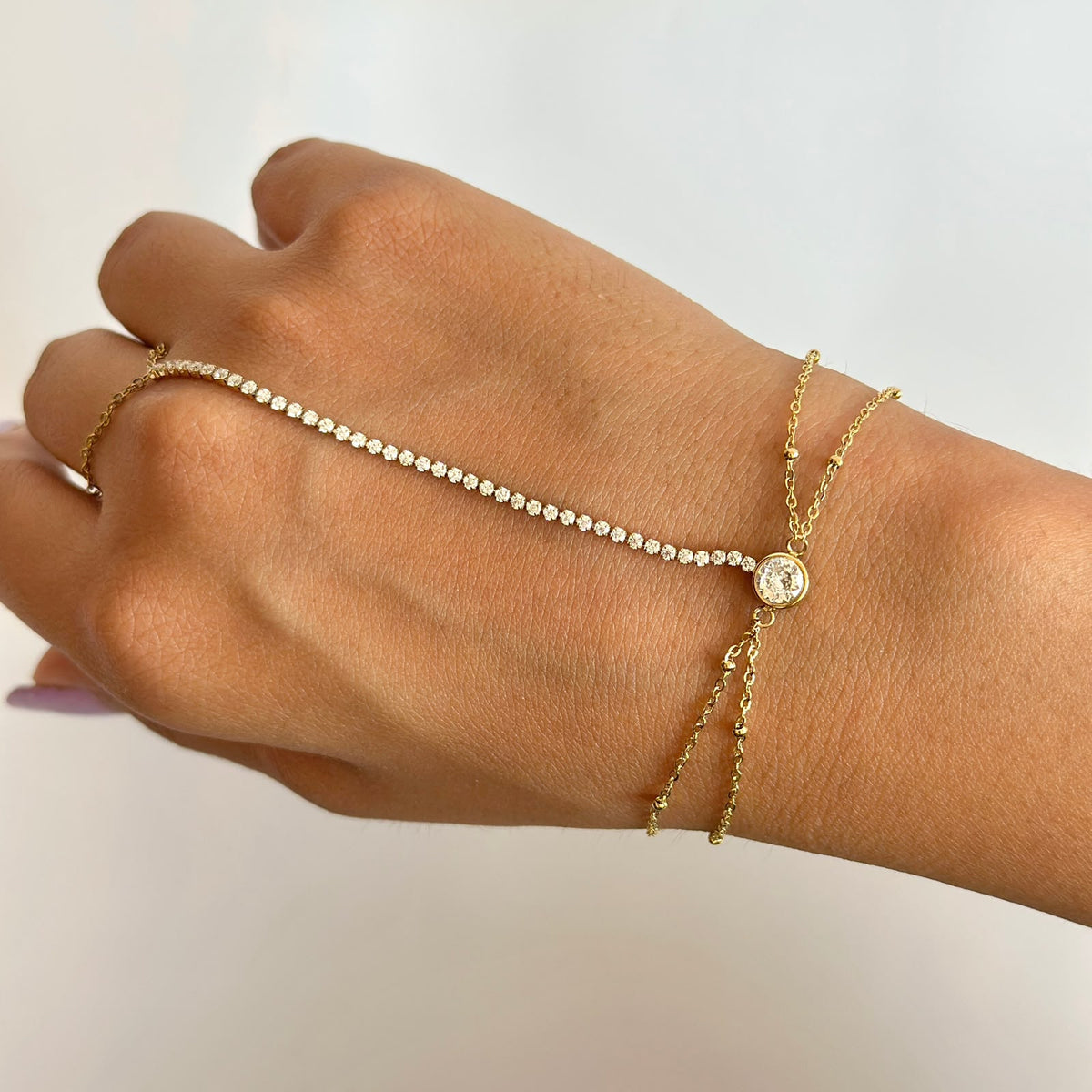 Erica Sparkles Hand Chain
