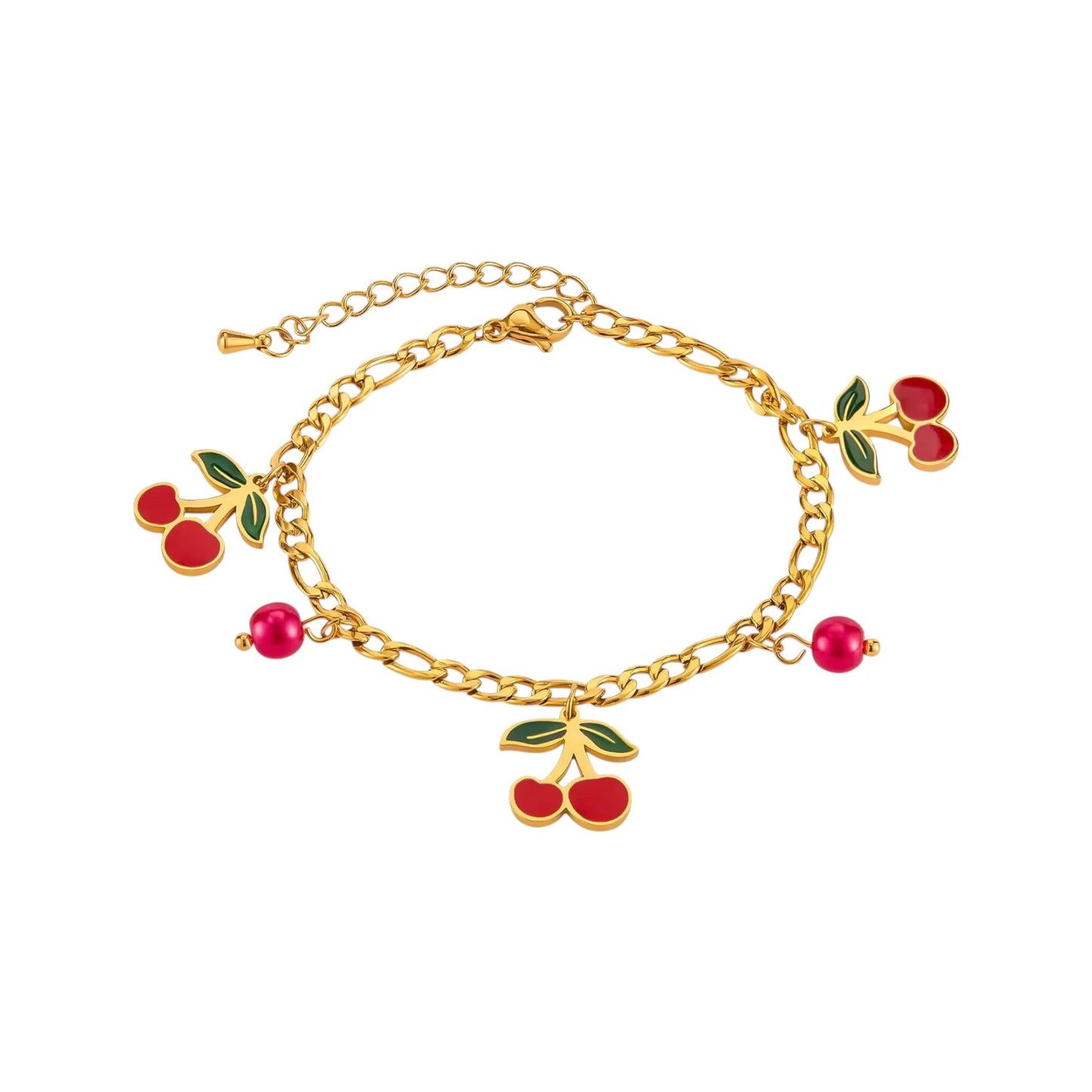 Cherry Berry Charm Bracelet