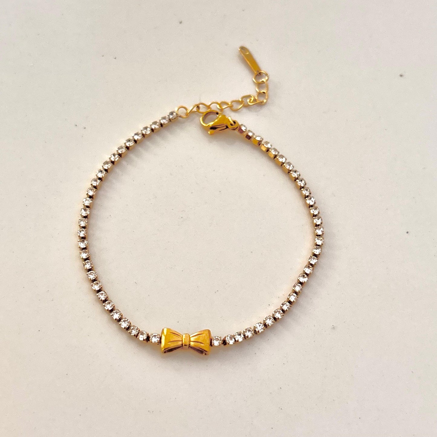 Petite Bow Tennis Bracelet