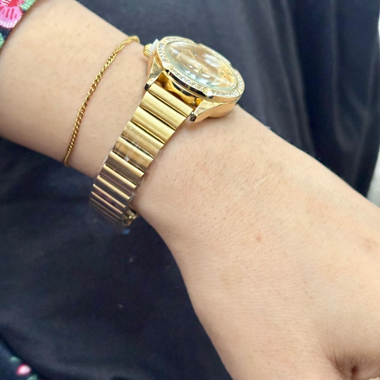 Glitz Royale Gold Watch