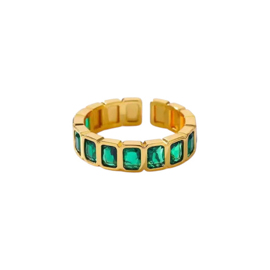 Nebula Emerald Ring