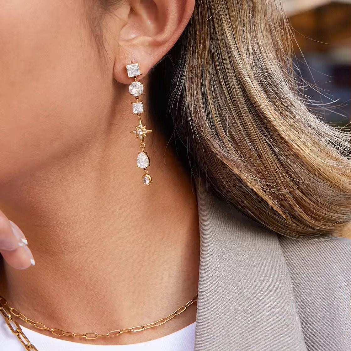 Moonlit Muse Gem Earrings