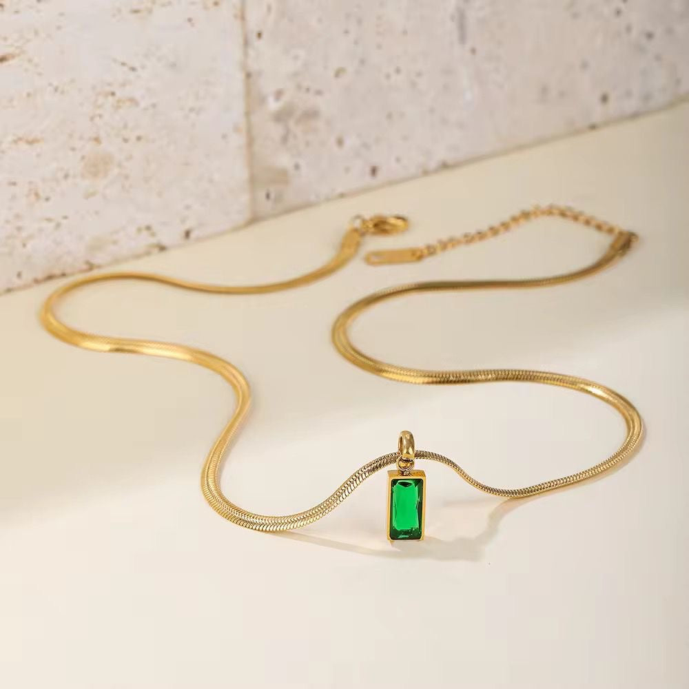 Emerald Tasha Necklace