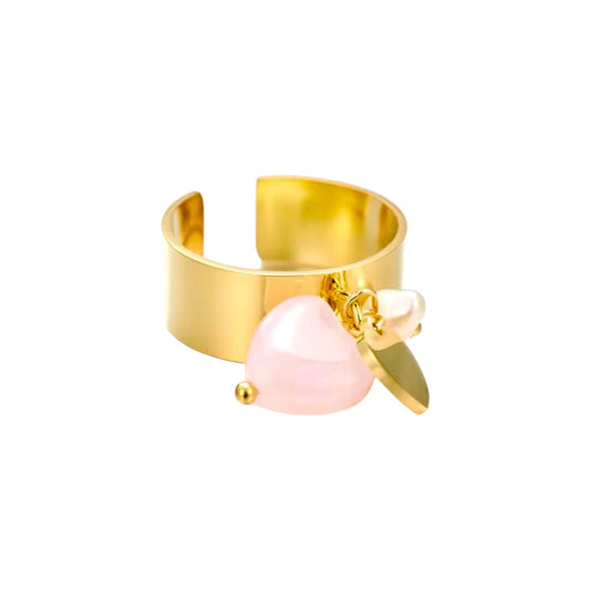 Candy Heart Charms Ring