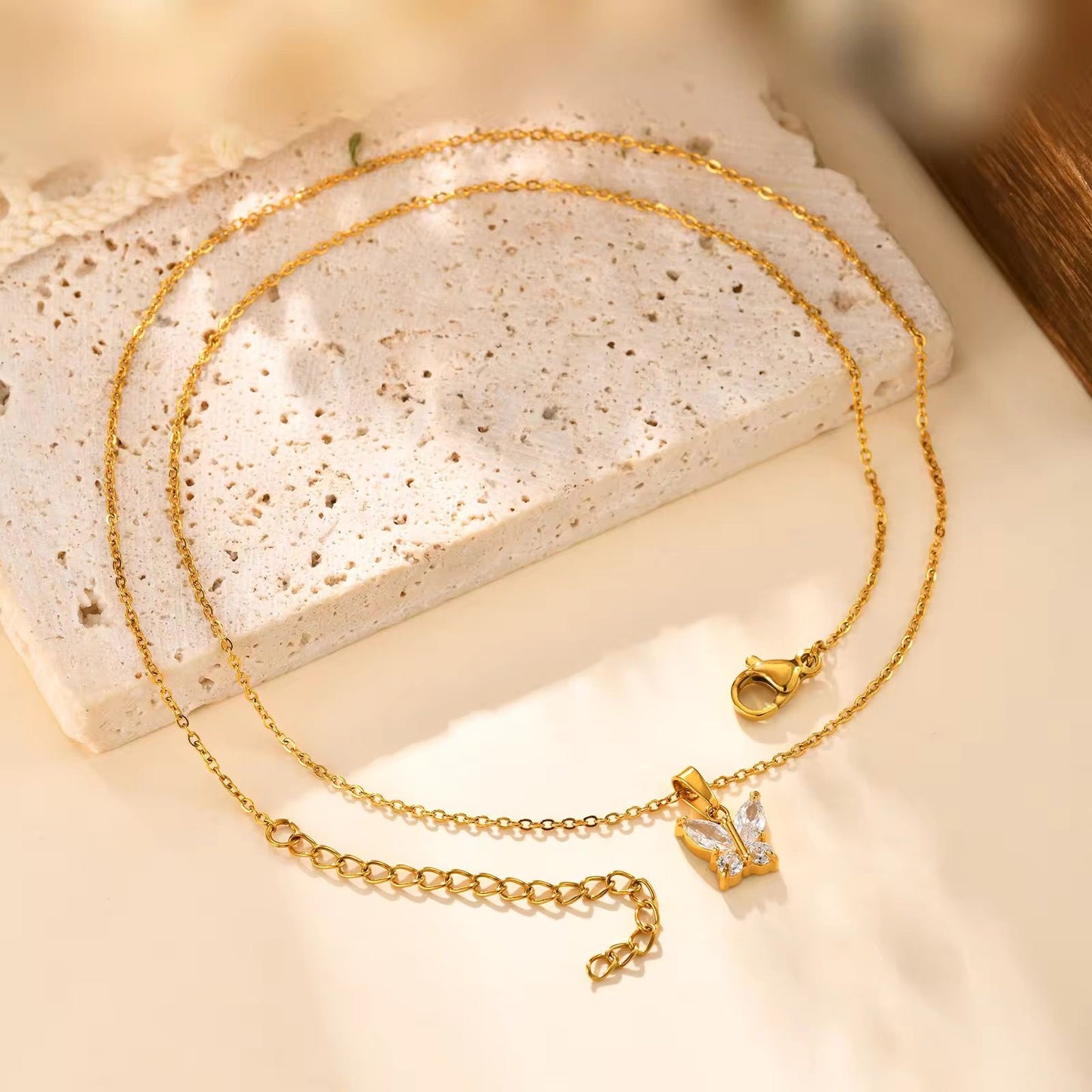 Glass Wings Necklace