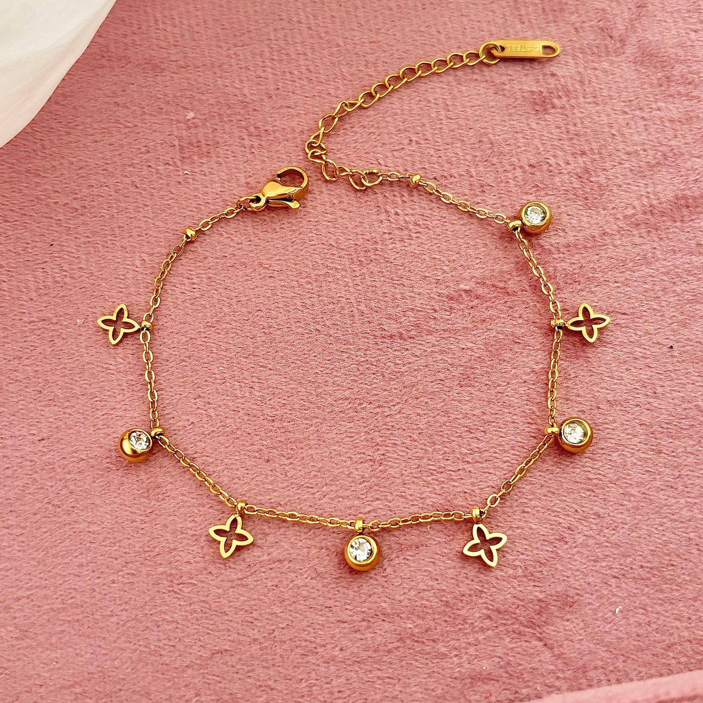 Starry Night Glam Charm Bracelet