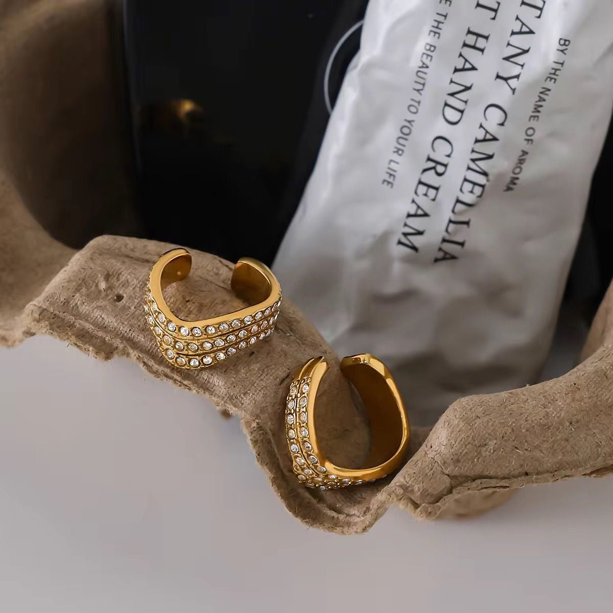 Gleam Wave Ear Cuff Set