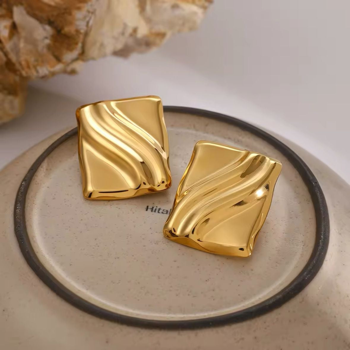 Soho Statement Studs -18K