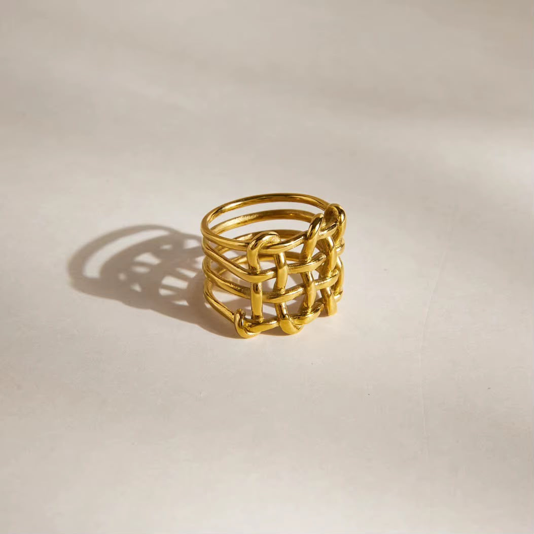 Waffle Mesh Ring