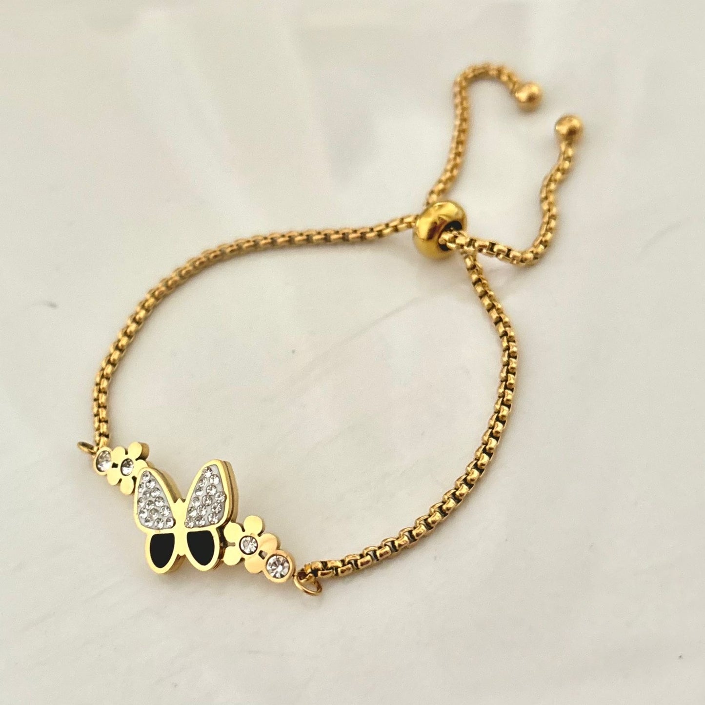 Alice Zircon Flutter Bracelet -18K