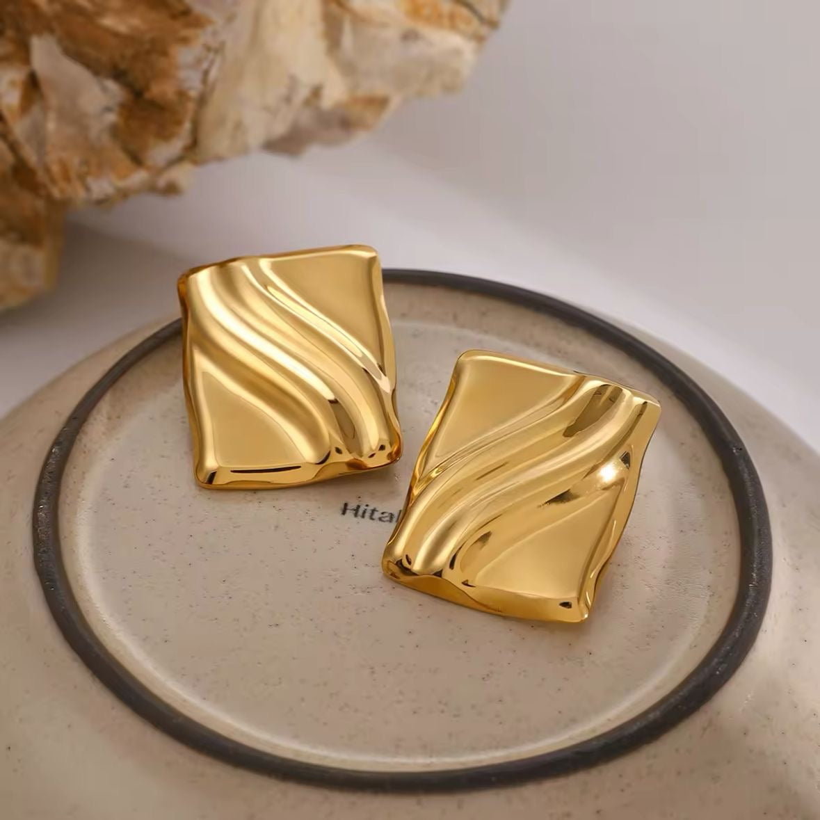 Soho Statement Studs -18K