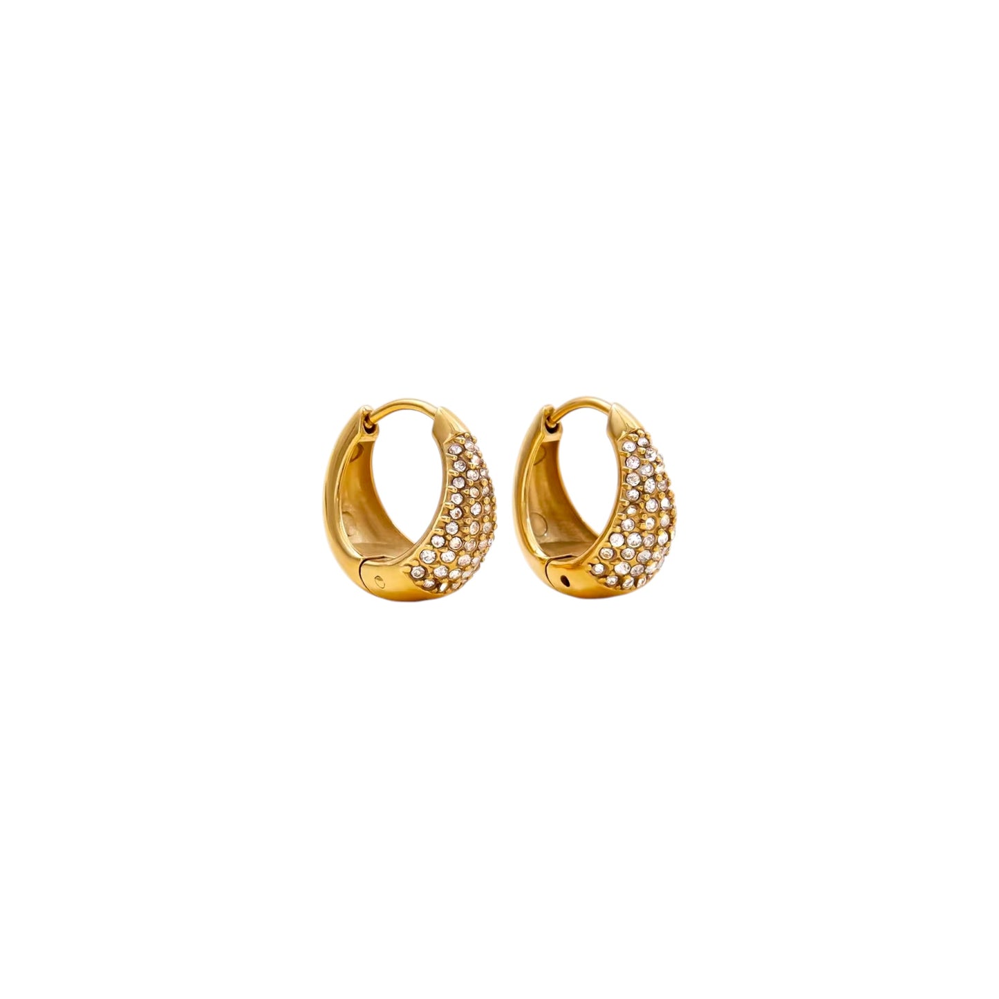 Chloe Blingy Mini Hoops -Two Ways