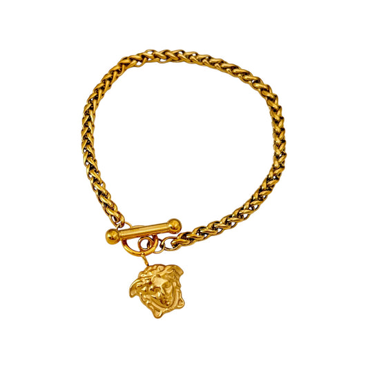 Medusa OT Charm Bracelet-18K