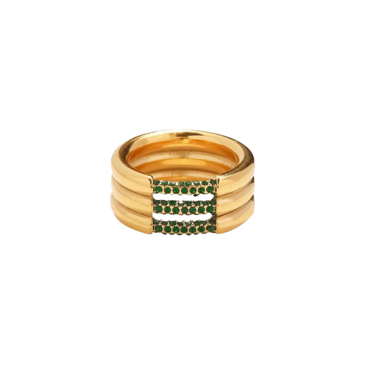 Luxe Phantom Ring -Emerald