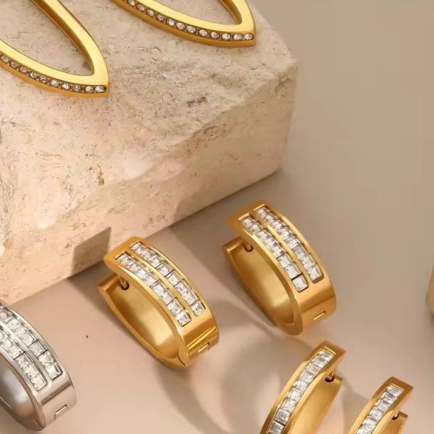 Harper Cz Hoops