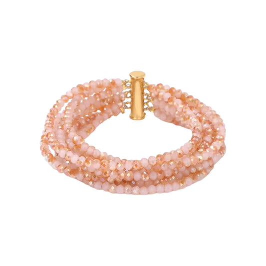 Rose Quartz Beaded Bracelet