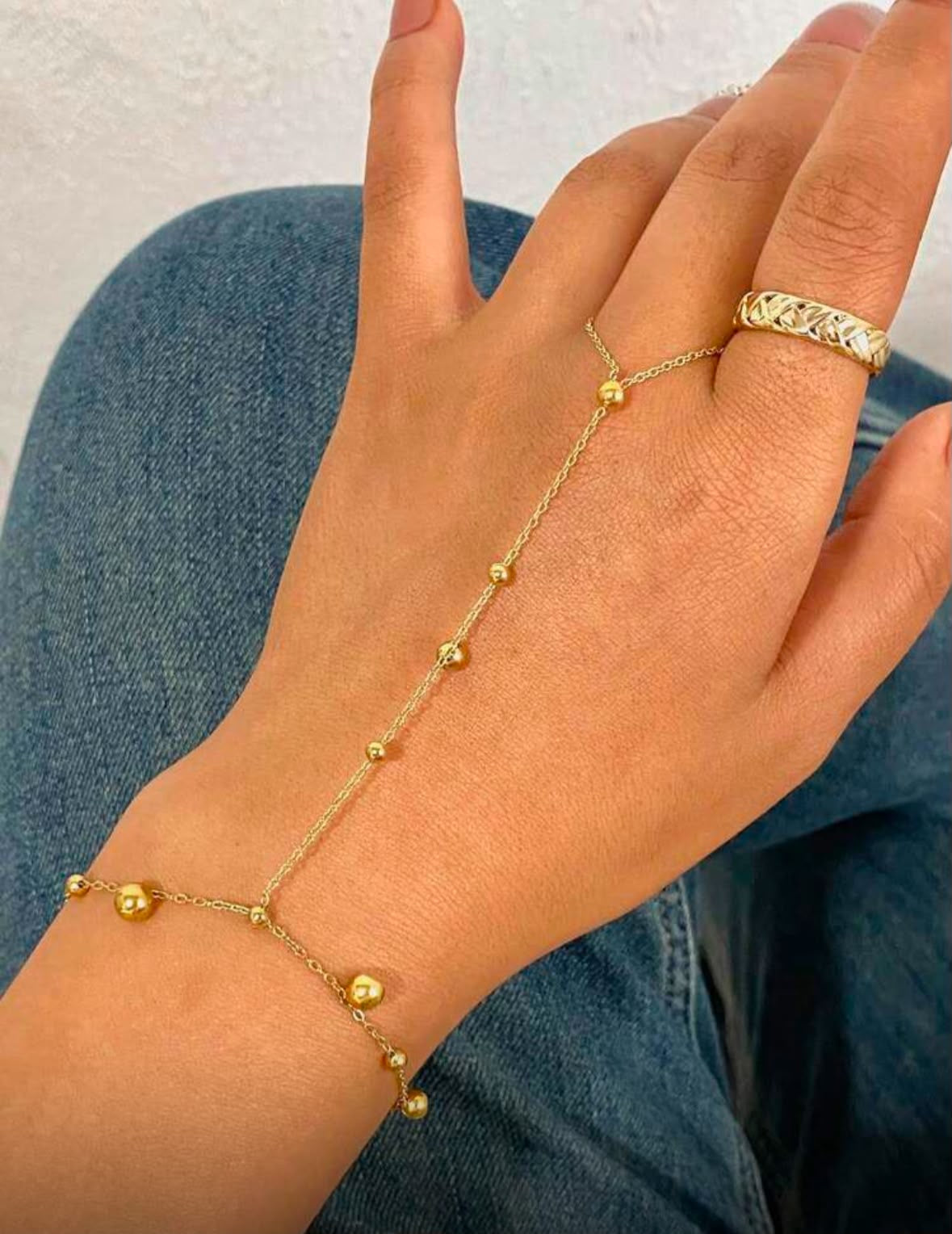 Nirvana Beaded Hand Chain
