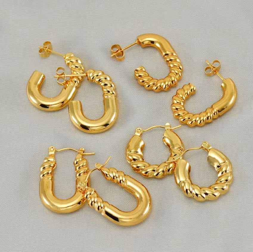 Riri Swirl Hoops