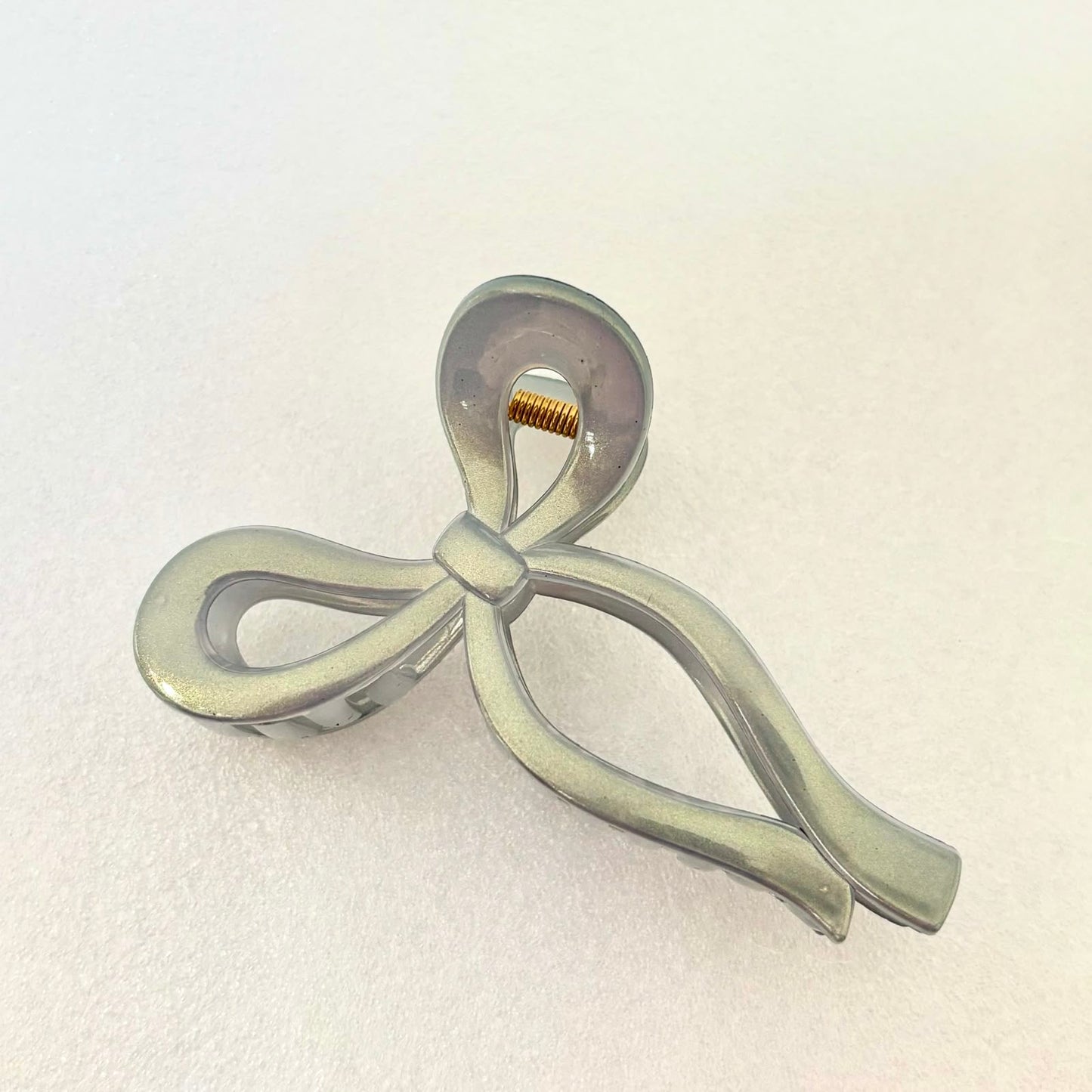 Chromic Bow Claw Clip -Grey