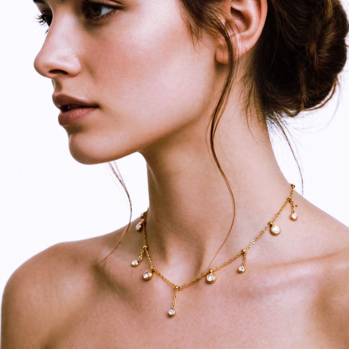 Raindrop Charm Necklace
