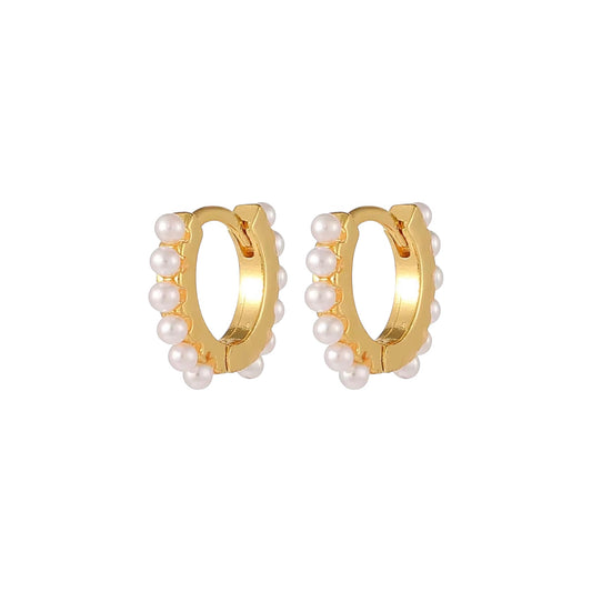 Marbella Pearla Hoops