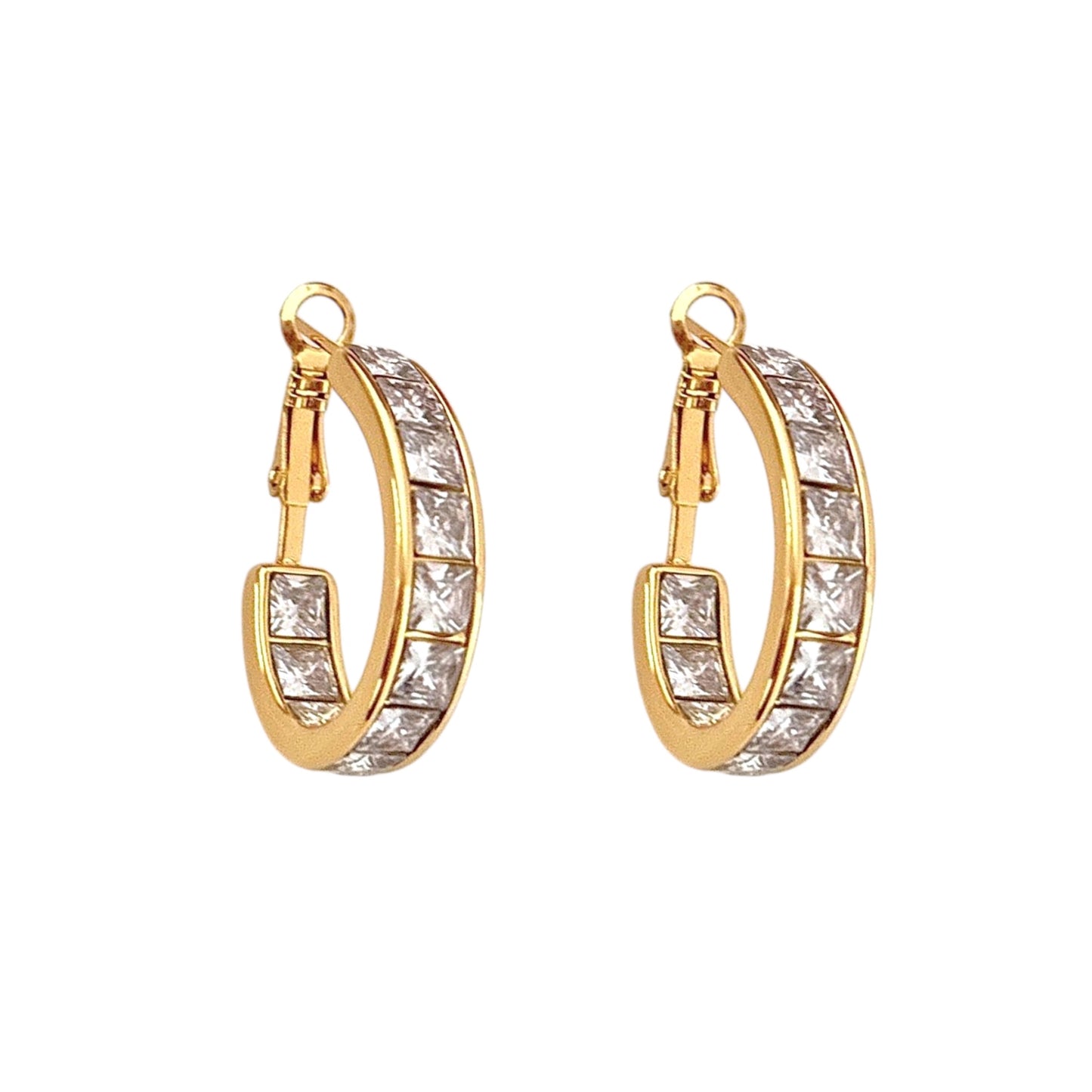 Allure Diamond Hoops