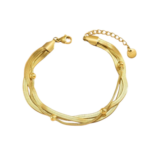 Clara Tri-Layered Bracelet