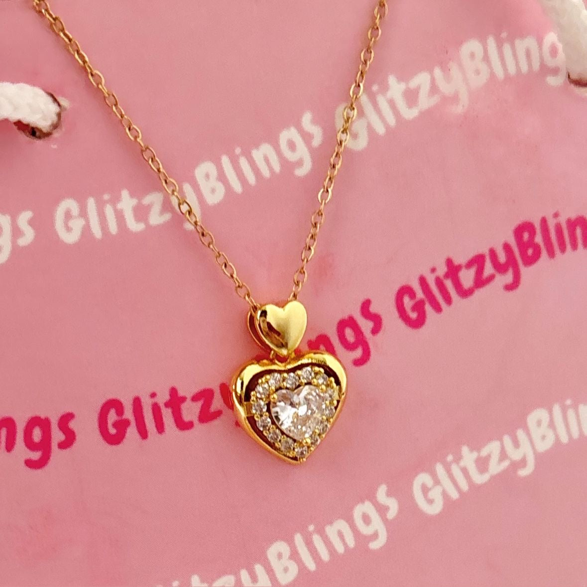 Darla Heart Necklace