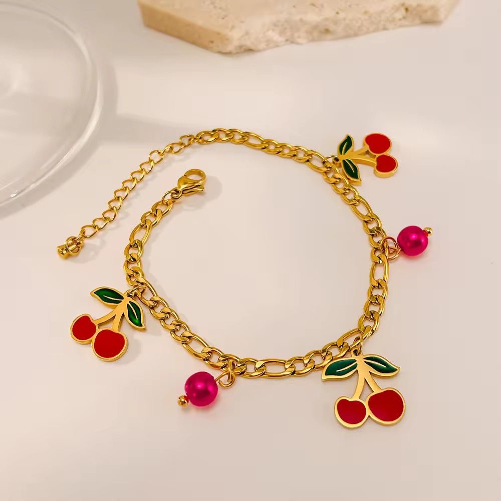 Cherry Berry Charm Bracelet