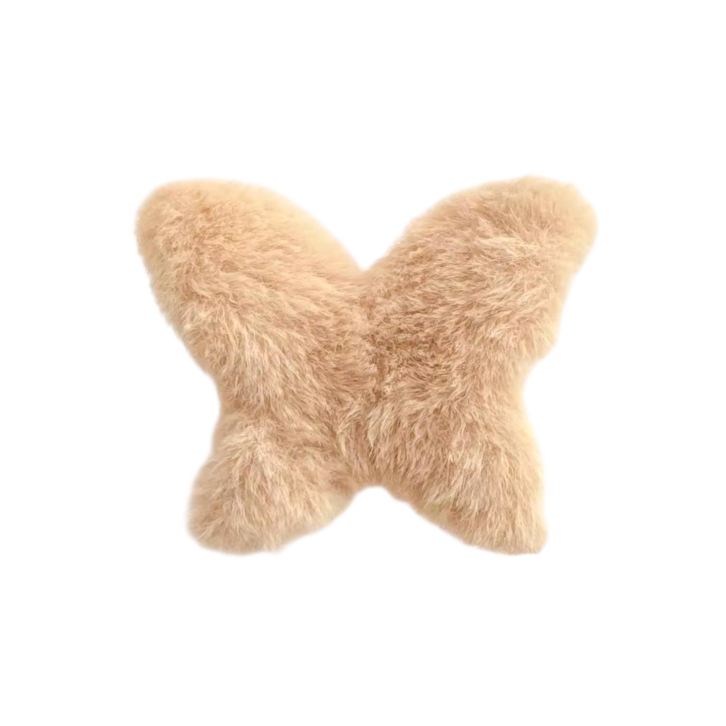 Beige Furr Flutter Claw Clip