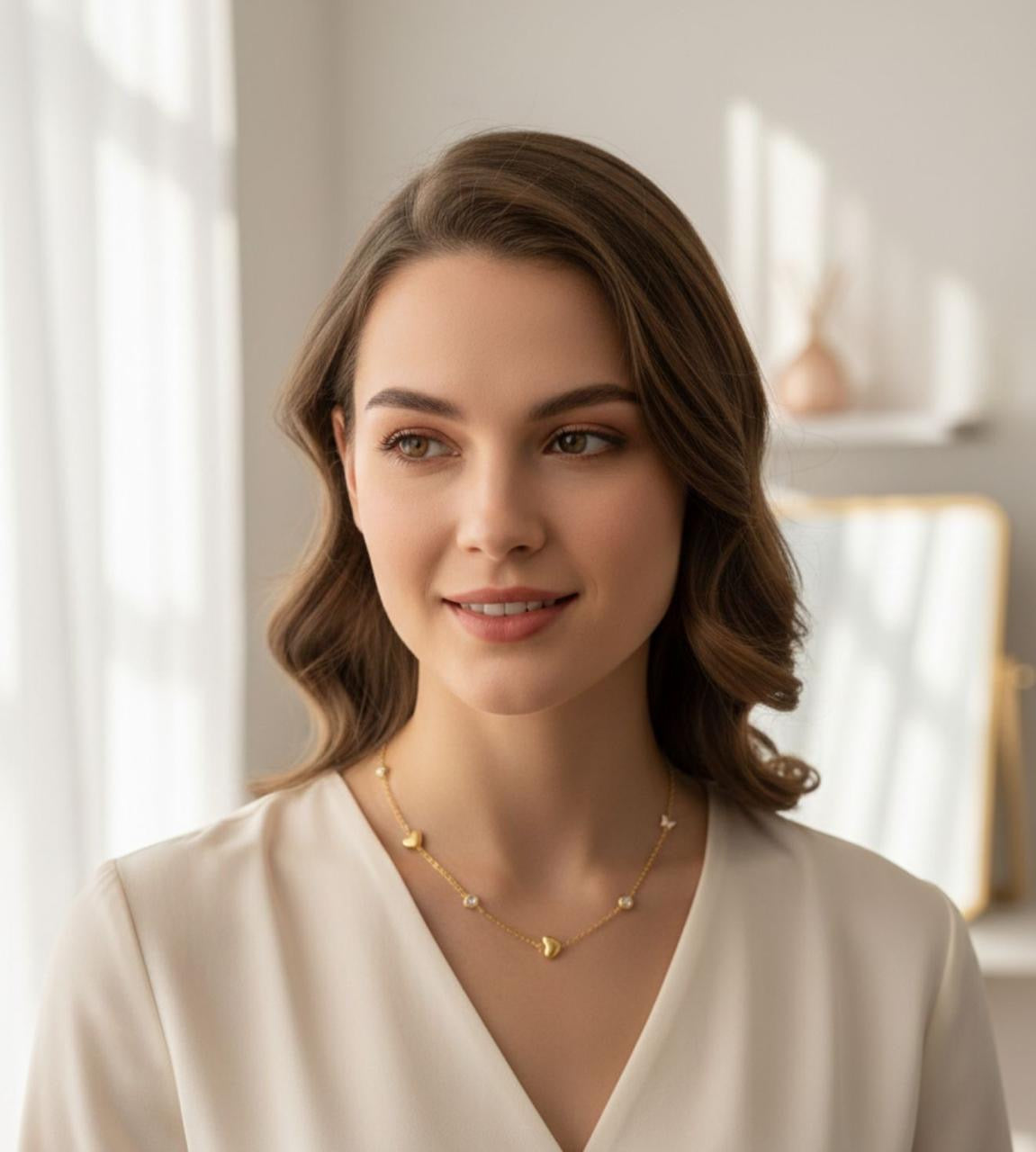 Heart Desire Cz Necklace