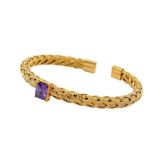Kiko Cuff -Lilac Amythest