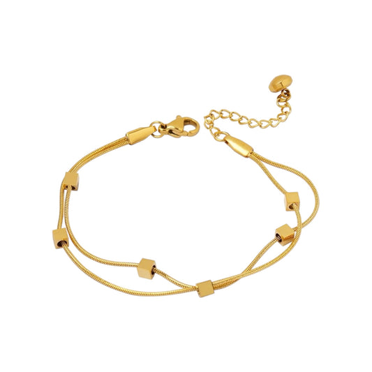 Audrey Layered Bracelet -18K