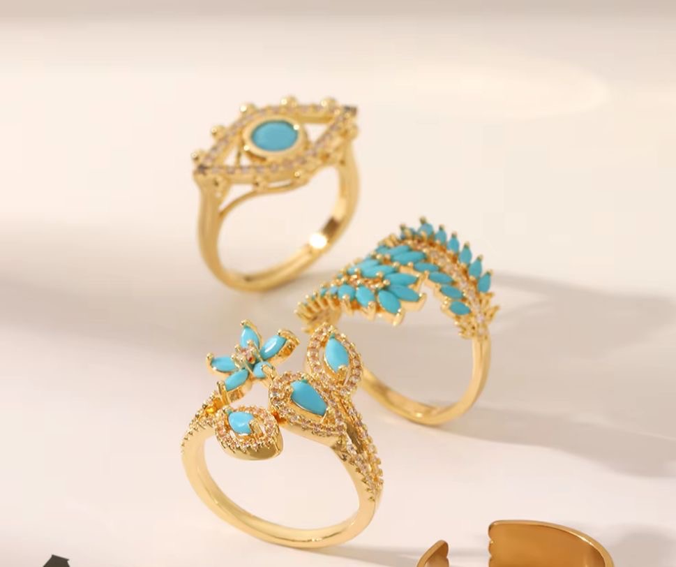 Turquoise Eye Ring