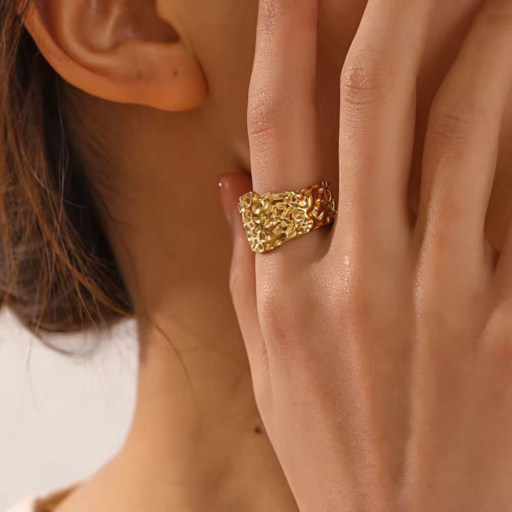 Hammered Band Ring