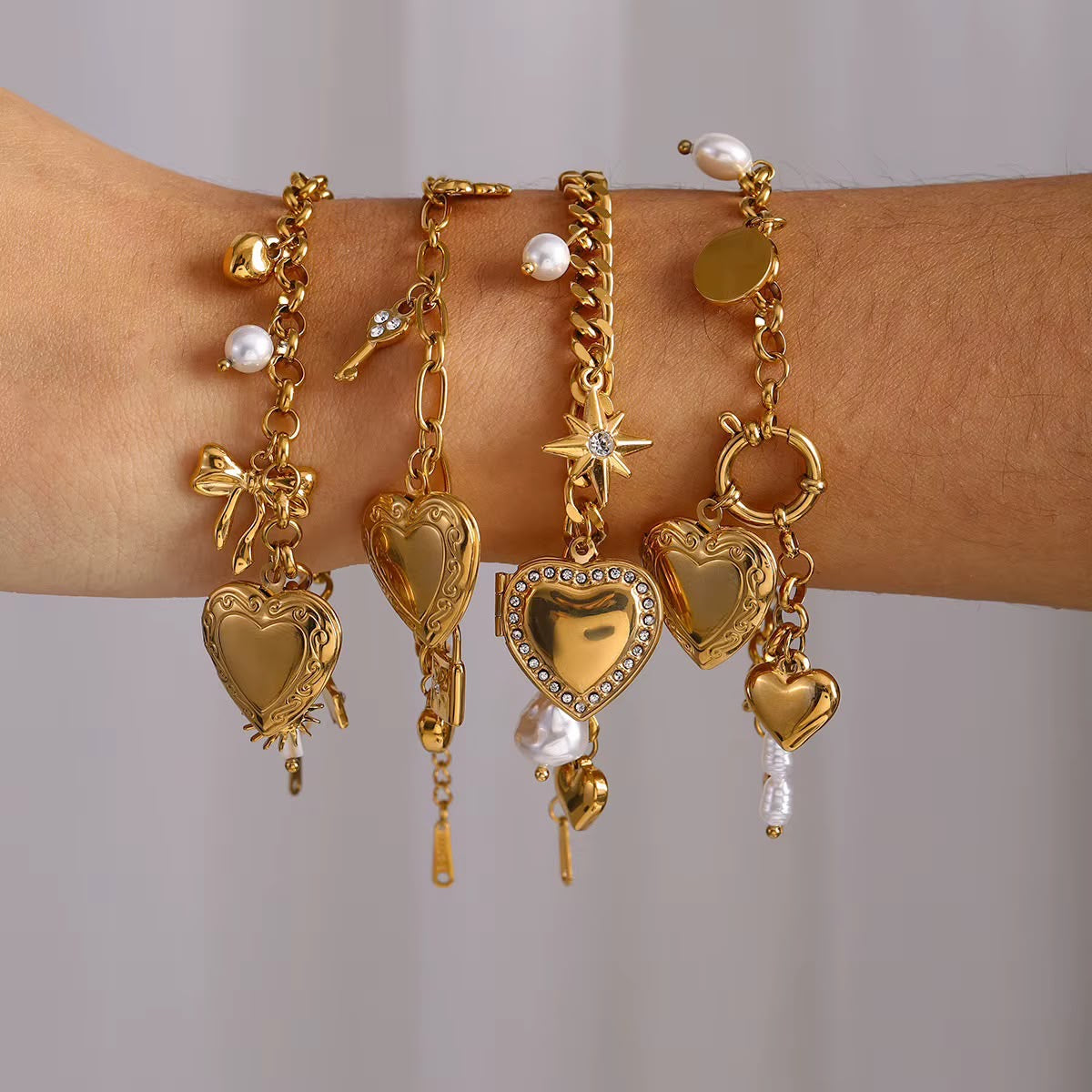 Whimsy Vintage Charm Bracelet