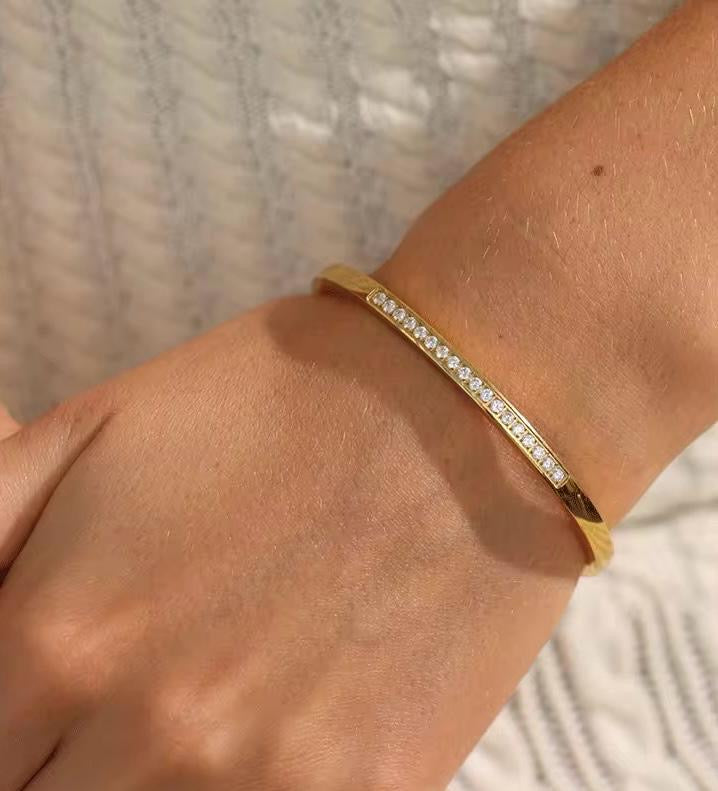 Bling Crescent Bracelet