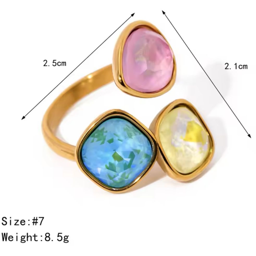 Serene Prism Luxury Ring