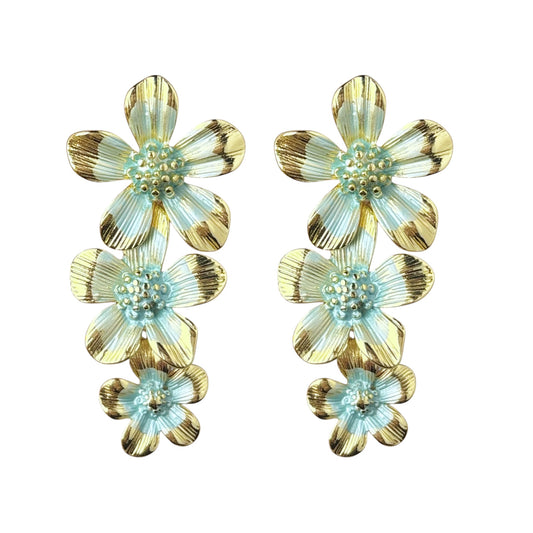 Daisy Vacay Studs -Blue