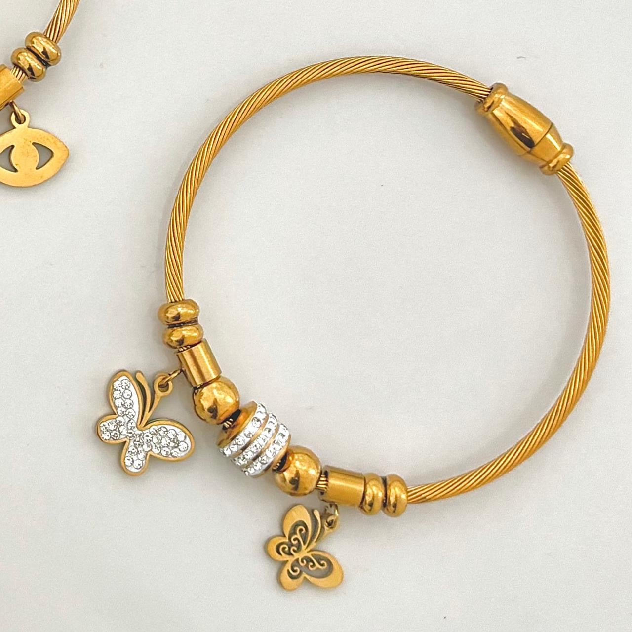 Glitz Flutter Charm Bracelet