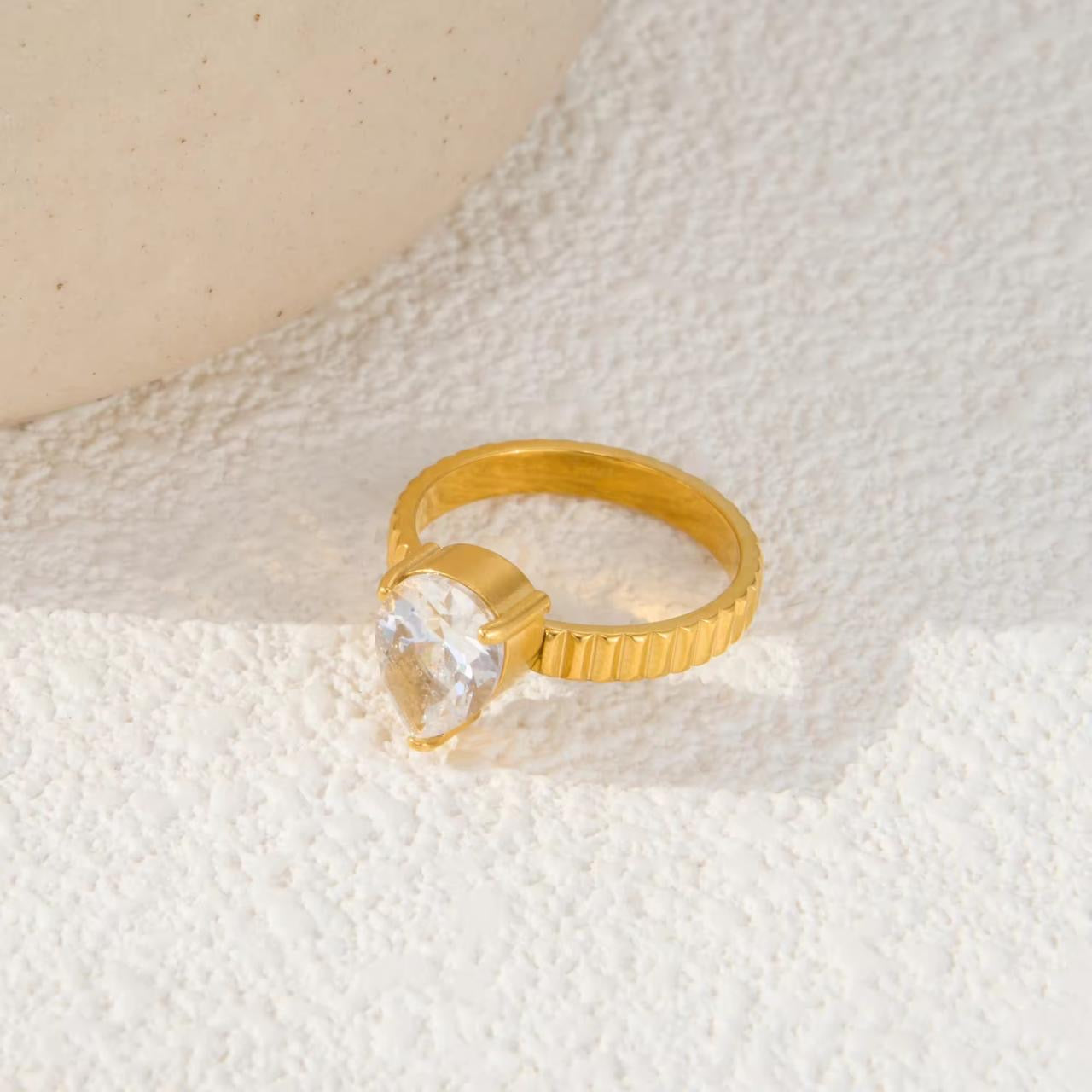 Pear Cut Ring