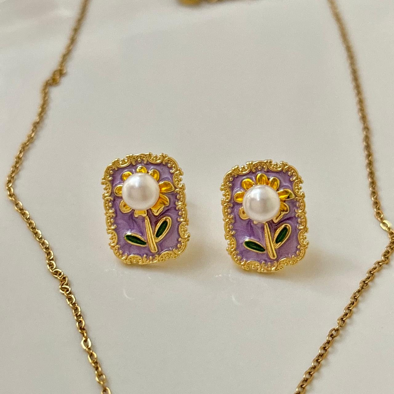 Purple Sunset Flora Set