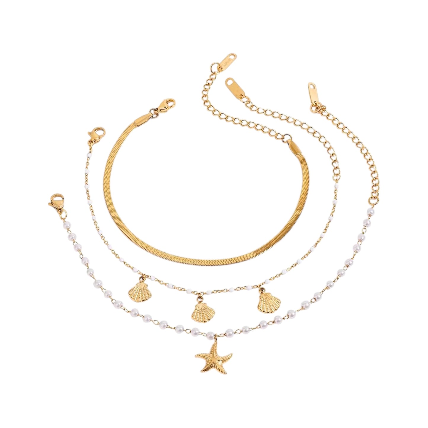 Amalfi Coastal Stack Set - Set Of 3