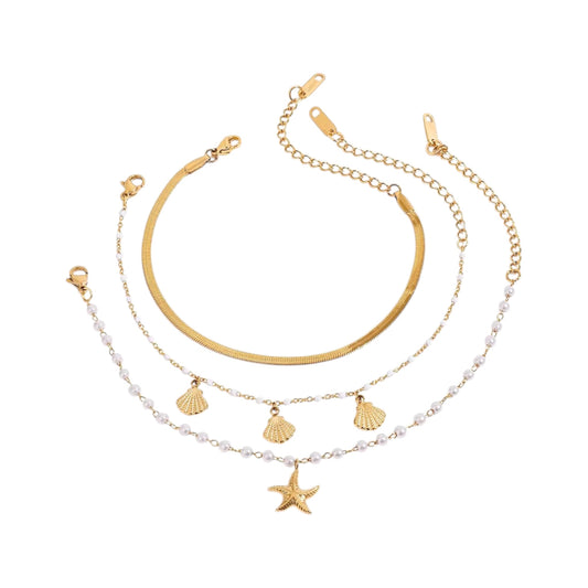 Amalfi Coastal Stack Set - Set Of 3