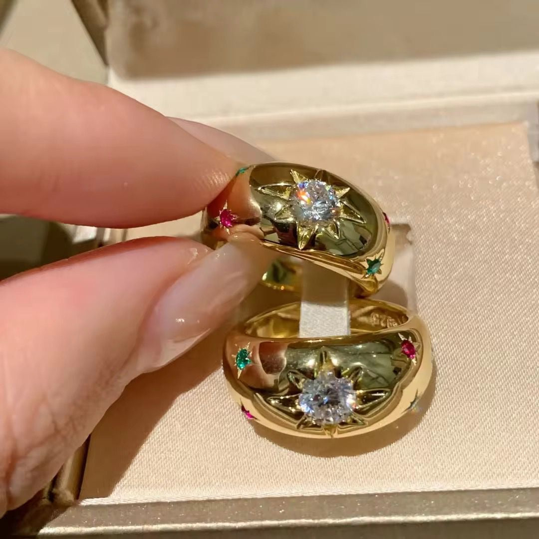 Aurora Muliti Gem Ring