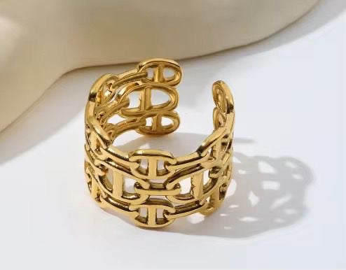 Link Up Ring -18K