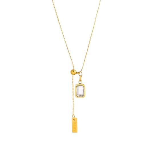 Heavenly Diamond Gem Necklace -18K