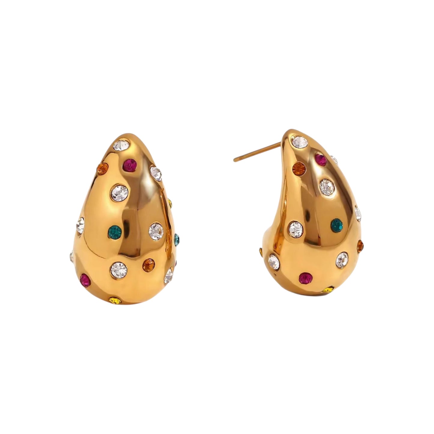 Multi Donna Studs -18K