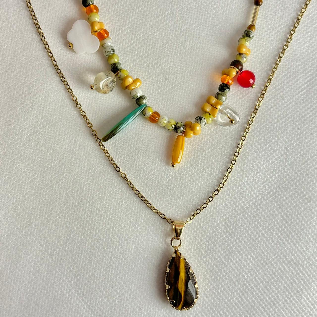 Color Rush Necklace Set-2 Of Two